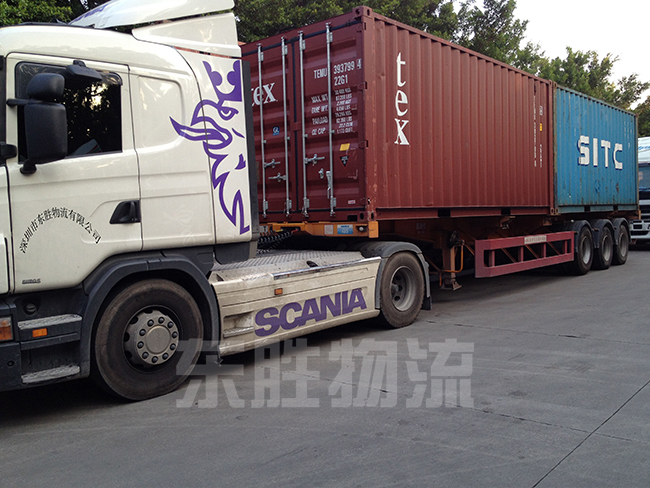 香港拖車、集裝箱拼箱運(yùn)輸案例